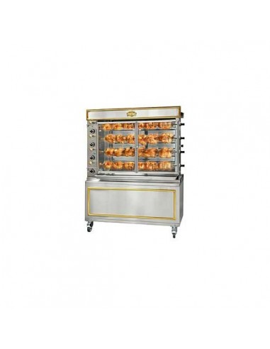 vitrage + structure inox rotissoire ITX Inotech