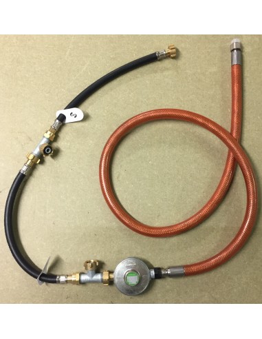 Kit gaz 37 mbar pour rôtissoire 4 bouteilles (avec détendeur)